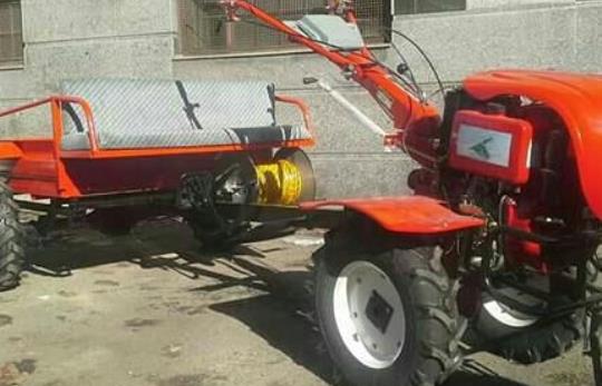 بارکش تیلر .مجهز به ترمز، ترمز دستی، کمپرس، فنر، کمک فنر، رنگ استاتیک